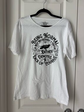 Women’s Junk Gypsy Road Trip Collection White T Shirt Cotton Size XL